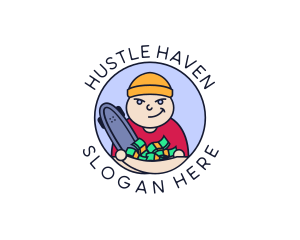 Skater Boy Money Hustle logo