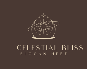 Minimalist Celestial Jewelry logo design
