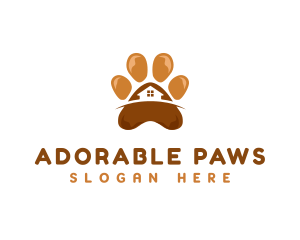 Pet Paw Grooming logo design