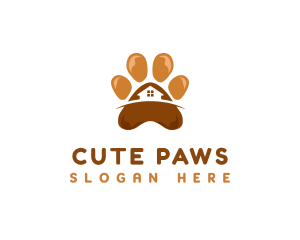 Pet Paw Grooming logo design