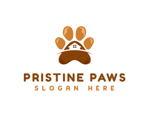 Pet Paw Grooming logo design