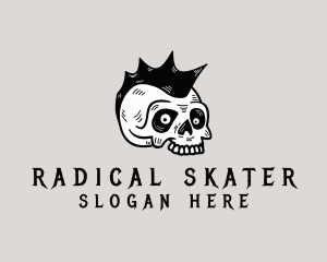 Mohawk Skull Punk logo