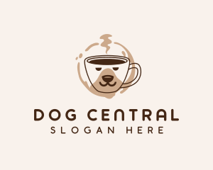 Dog Coffee Mug logo design