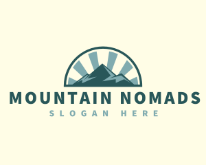 Alpine Mountain Trekking logo design