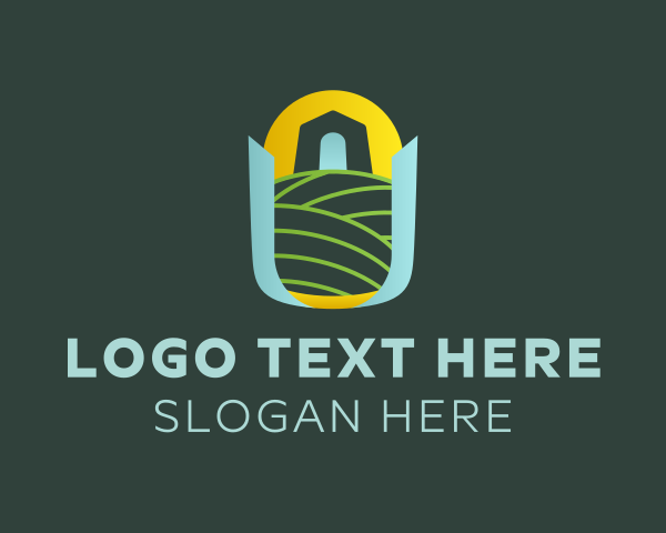 Organic Farm logo example 1