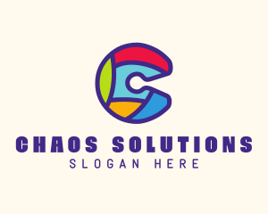 Colorful Letter C logo design