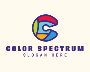 Colorful Letter C logo design