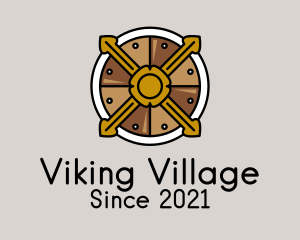 Viking Armor Shield  logo design