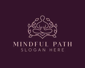 Holistic Yoga Meditation logo design