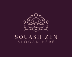 Holistic Yoga Meditation logo design