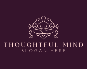 Holistic Yoga Meditation logo design