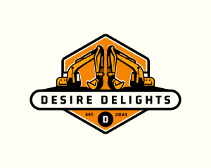 Industrial Backhoe Digger logo design