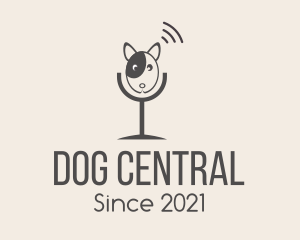 Grey Dog Podcast logo design