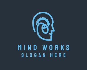 Computer Gear Mind logo design