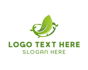 Leaves - Leaves Botanical Garden logo design