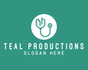 Teal City Stethoscope logo