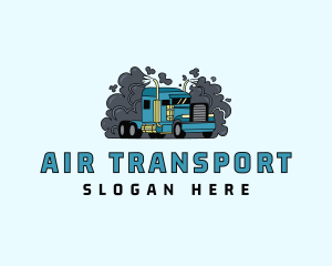 Transport Forwarding Truck logo design