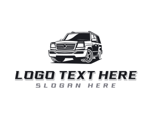 SUV Car Transportation logo