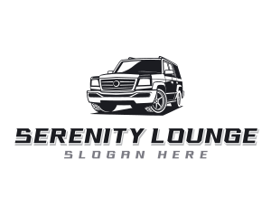 SUV Car Transportation Logo