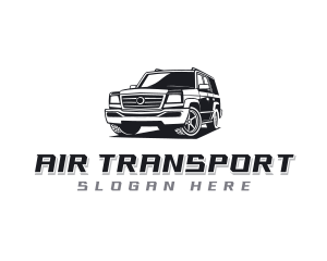 SUV Car Transportation logo design