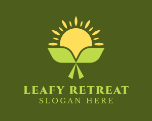 Natural Leaf Farming  logo design