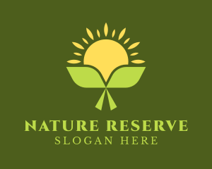 Natural Leaf Farming  logo design