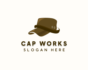 Military Patrol Cap logo design