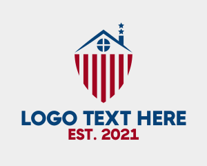 Patriotic House Chimney logo