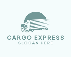 Cargo Truck Haulage logo design