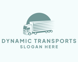 Cargo Truck Haulage logo design