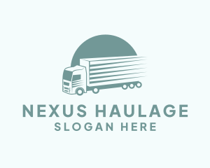 Cargo Truck Haulage logo design