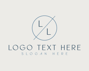 Geometric Minimalist Circle logo