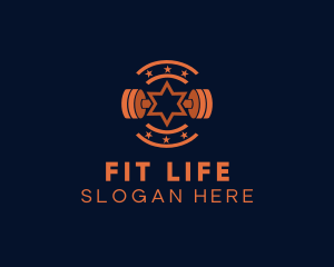 Star Gym Fitness Dumbbell  logo