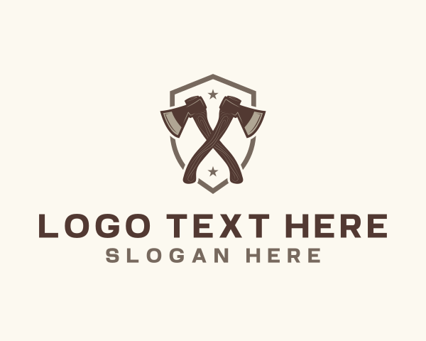 Tree Cutting logo example 4