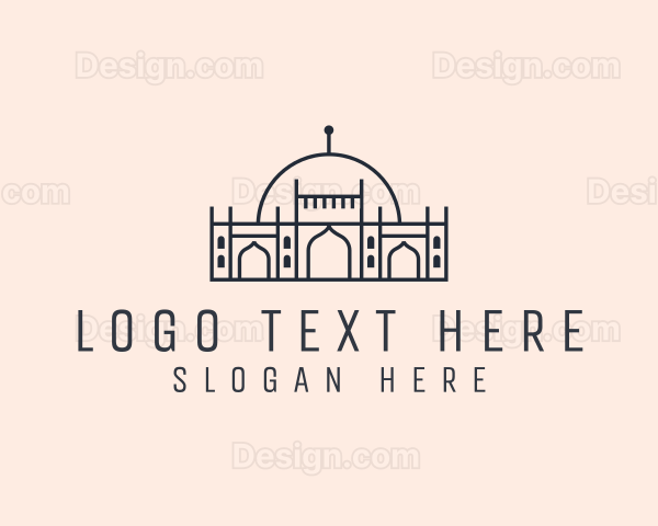 Mosque Islamic Landmark Logo