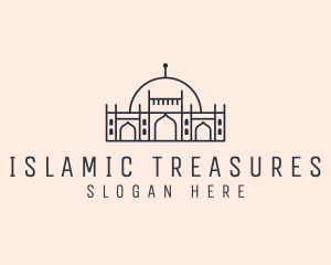 Mosque Islamic Landmark logo