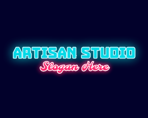 Gaming Neon Studio logo design