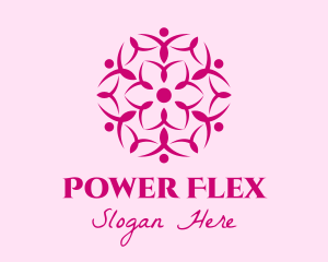 Pink Flower Spa Logo