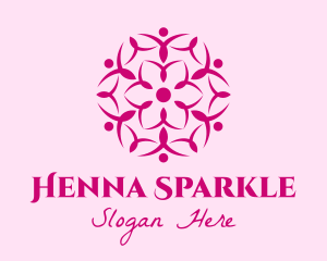 Pink Flower Spa logo