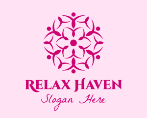 Pink Flower Spa logo