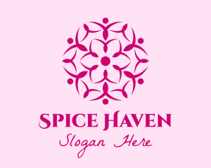 Pink Flower Spa logo