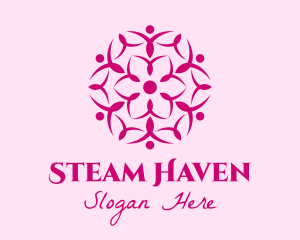 Pink Flower Spa logo