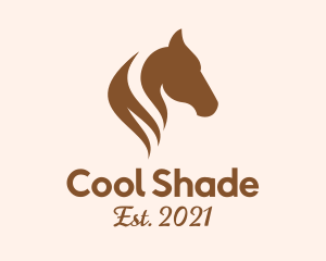 Stallion Horse Head logo design