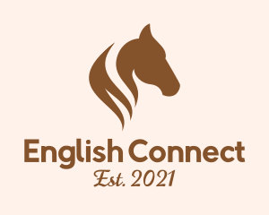 Stallion Horse Head logo design