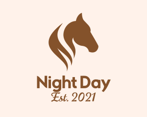 Stallion Horse Head logo design