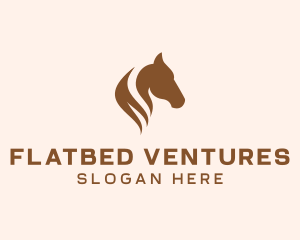 Stallion Horse Head logo design