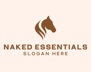 Stallion Horse Head logo design