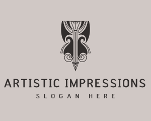 Polynesian Tattoo Pen logo design