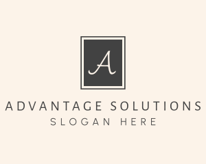 Elegant Square Lettermark logo design