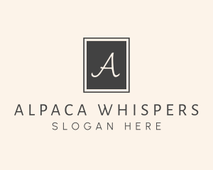 Elegant Square Lettermark logo design